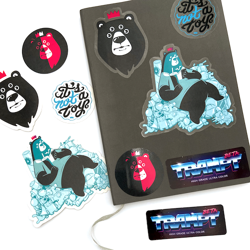 trampt gravy sitckers